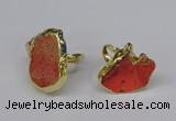 NGR264 22*30mm - 30*40mm freeform sea sediment jasper rings