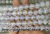OPBS18 15 inches 10mm faceted round AB-color opalite beads wholesale