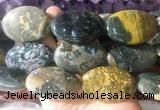 OVBS32 15 inches 30*45mm oval ocean jasper gemstone beads wholesale