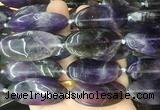 OVBS62 15 inches 20*40mm oval dogtooth amethyst gemstone beads wholesale