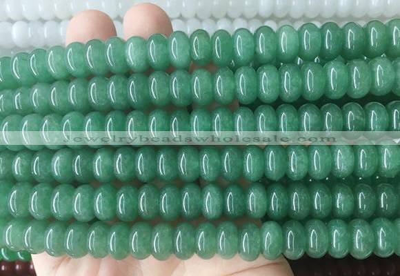 RBBS102 15 inches 6*10mm rondelle candy jade gemstone beads wholesale