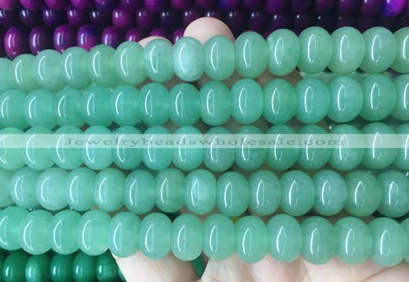 RBBS104 15 inches 8*12mm rondelle candy jade gemstone beads wholesale