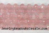 RBBS44 15 inches 13*18mm faceted rondelle rose quartz beads wholesale