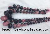 RBBS53 15 inches 6*10mm - 18*25mm rondelle agate beads wholesale