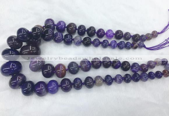 RBBS60 15 inches 8*12mm - 20*30mm rondelle agate beads wholesale