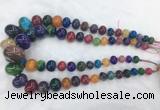 RBBS61 15 inches 8*12mm - 20*30mm rondelle agate beads wholesale