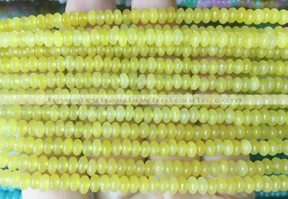 RBBS63 15 inches 2*4mm rondelle candy jade gemstone beads wholesale