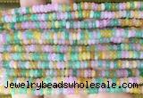 RBBS64 15 inches 2*4mm rondelle candy jade gemstone beads wholesale