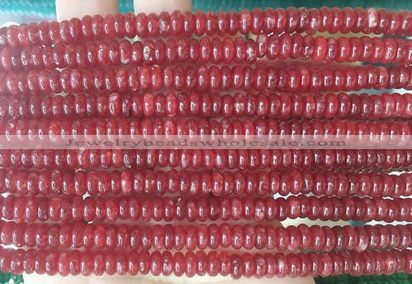 RBBS66 15 inches 2*6mm rondelle candy jade gemstone beads wholesale