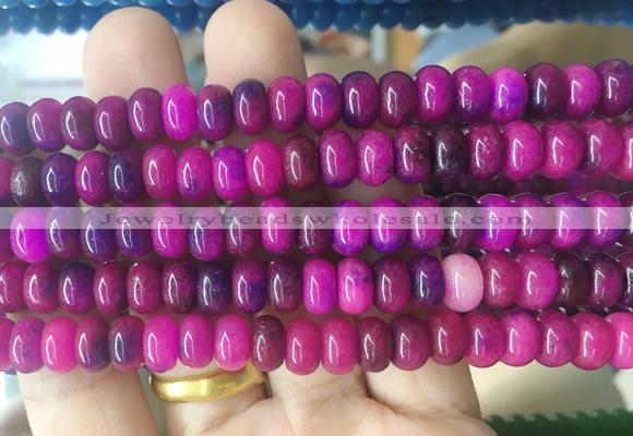 RBBS85 15 inches 5*8mm rondelle candy jade gemstone beads wholesale