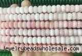 RBBS93 15 inches 6*10mm rondelle candy jade gemstone beads wholesale