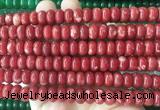 RBBS95 15 inches 6*10mm rondelle candy jade gemstone beads wholesale