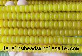 RBBS97 15 inches 6*10mm rondelle candy jade gemstone beads wholesale
