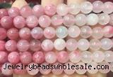 RDBS03 15 inches 10mm round pink rhodonite gemstone beads wholesale