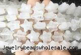 RGBS53 15 inches 14mm faceted star Angola crystal quartz beads wholesale