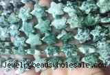 RGBS65 15 inches 14mm faceted star Qinghai jade beads wholesale