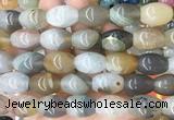 RIBS106 15 inches 13*18mm rice agate gemstone beads wholesale