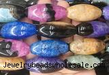 RIBS110 15 inches 18*40mm rice agate gemstone beads wholesale