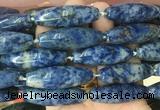 RIBS67 15 inches 14*40mm rice sodalite gemstone beads wholesale