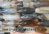 RIBS82 15 inches 13*40mm rice agate gemstone beads wholesale