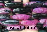 RIBS85 15 inches 13*40mm rice agate gemstone beads wholesale