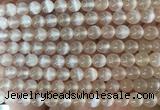 SEBS120 15 inches 6mm round selenite gemstone beads wholesale