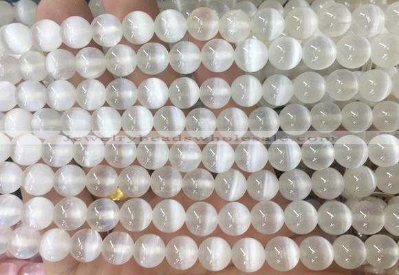 SEBS135 15 inches 6mm round selenite gemstone beads wholesale