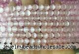 SEBS60 15 inches 6mm round selenite gemstone beads wholesale