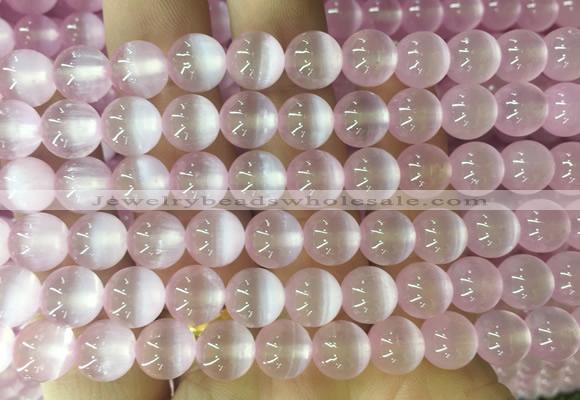 SEBS61 15 inches 8mm round selenite gemstone beads wholesale
