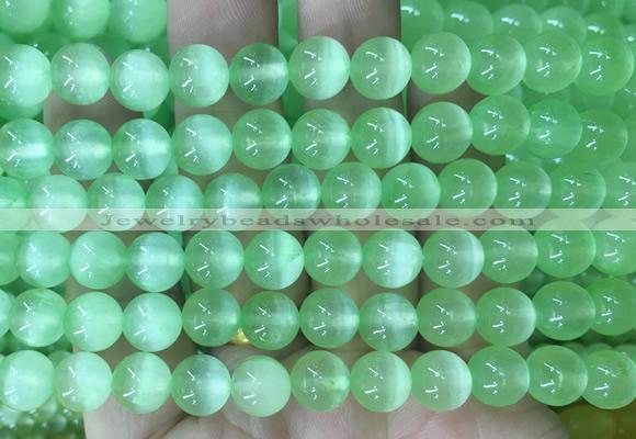 SEBS98 15 inches 8mm round selenite gemstone beads wholesale