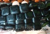 SRBS10 15 inches 20mm square black obsidian gemstone beads wholesale