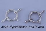 SSC205 5pcs 16mm 925 sterling silver spring rings clasps