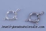 SSC206 5pcs 12mm 925 sterling silver spring rings clasps