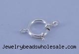 SSC207 5pcs 12.5mm 925 sterling silver spring rings clasps