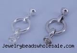 SSC216 5pcs 18mm sterling silver spring rings clasps