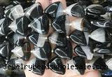 TABS01 15 inches 20*20mm triangle Agate gemstone beads wholesale