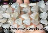 TABS02 15 inches 20*20mm triangle Agate gemstone beads wholesale