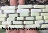TBBS110 15 inches 8*15mm - 8*25mm tube lemon turquoise beads wholesale