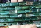 TBBS119 15 inches 13*40mm tube agate gemstone beads wholesale