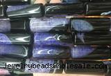 TBBS122 15 inches 13*40mm tube agate gemstone beads wholesale