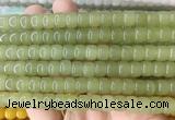 TBBS154 15 inches 7*9mm tube candy jade gemstone beads wholesale