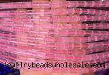 TBBS62 15 inches 5*7mm tube rose quartz gemstone beads wholesale