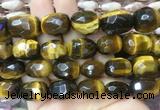 TEBS47 15 inches 12*16mm - 13*18mm faceted nuggets yellow tiger eye beads