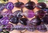 TRBS113 15 inches 13*18mm flat teardrop Amethyst beads wholesale