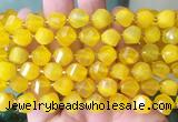 TWBS101 15 inches 10mm faceted twist agate beads wholesale