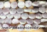 TWBS65 15 inches 16mm twist coin lepidolite beads wholesale