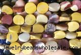 TWBS70 15 inches 16mm twist coin mookaite beads wholesale
