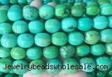 WBBS03 15 inches 16*18mm pumpkin yellow green howlite turquoise beads wholesale