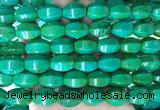 WBBS12 15 inches 12*16mm rice howlite turquoise gemstone beads wholesale
