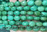 WBBS32 15 inches 13*16mm oval howlite turquoise gemstone beads wholesale